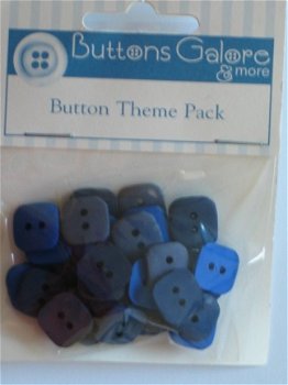 Buttons mat square denim 1 - 1