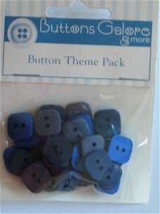 Buttons mat square denim 1