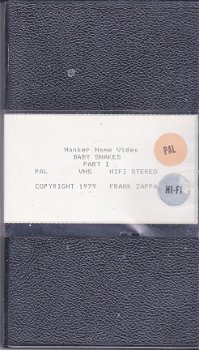 Frank Zappa - Baby Snakes I en II VHS - 1