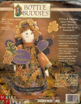 Dimensions 62160 Bottle Buddies Give Thanks Angel - 1