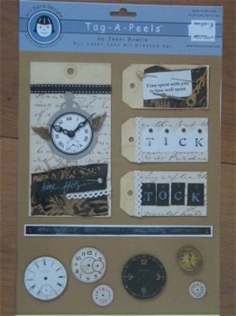 OPRUIMING: Li'l davis cardstock stickers time - 1