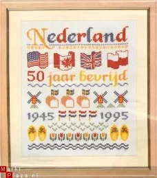 Merklap Nederland groot.