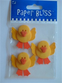 Paper bliss embellishments duckies - 1