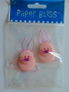 Paper bliss embellishments bunnies