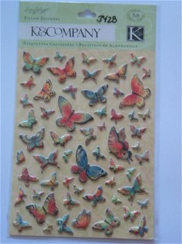 K&Company SW Nature pillow stickers butterfly - 1