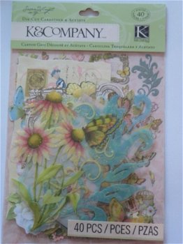 K&Company SW flower die-cuts cardstock&acetate - 1