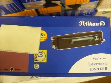 Pelikan 1380HC Toner cartridge vervangt Lexmark E352H21E - 1