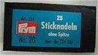 Prym borduurnaald Zonder punt no 20 Per Stuk - 1 - Thumbnail