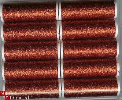 Metallic Fantasiegaren 308 Red ± 60 meter - 1