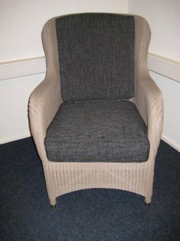 Lloyd loom fauteuil Exeter - super original Lloyd loom stoel met logo! - 1