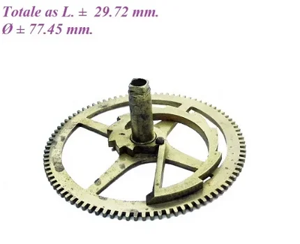 = Uurrad met trappenschijf = comtoise = 29338 - 0