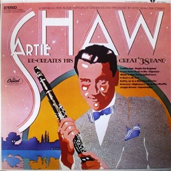 Artie Shaw ‎– Re-creates His Great '38 Band _BIG BAND JAZZ - Vinyl LP - 1