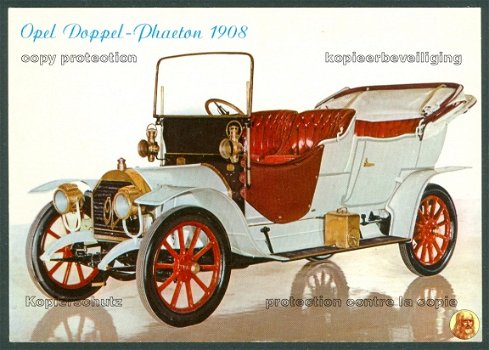 DUITSLAND Opel Doppel-Phaeton 1908 - 1
