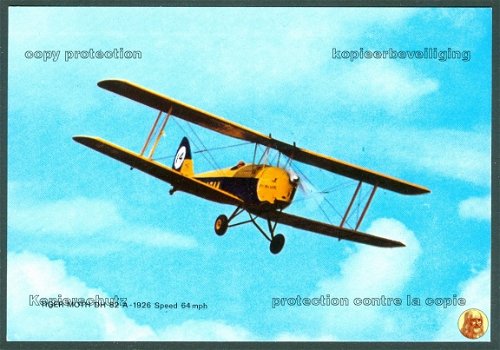 GROOT BRITTANNIE De Havilland DH 82A Tiger Moth 1931 (dus niet 1926) - 1