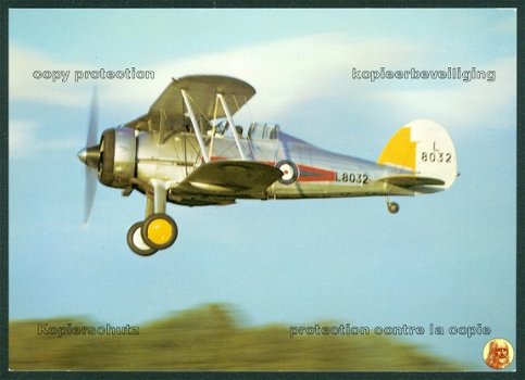 GROOT BRITTANNIE Gloster Gladiator 1934 - 1