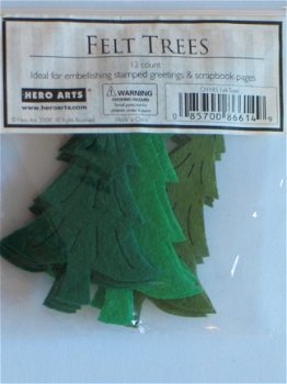 Hero arts felt tree - 1