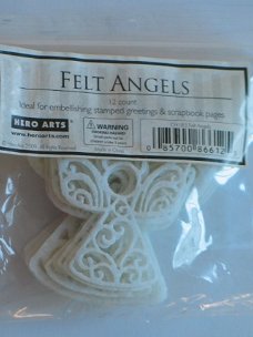 Hero arts felt angels