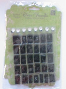 Prima Marketing clear stamp Alphabet - 1