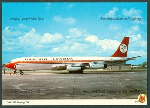DENEMARKEN Dan-Air London - Boeing 707 - 1