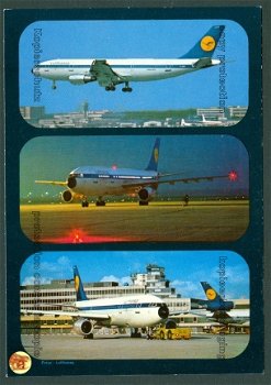 DUITSLAND Lufthansa - 3x Airbus A300A (voorzijde v3) - 1
