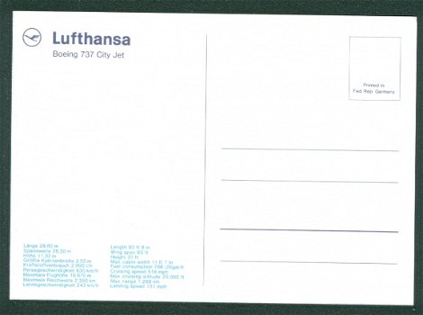 DUITSLAND Lufthansa - Boeing 737 - 2