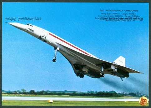 FRANKRIJK & GROOT BRITTANNIE BAC-Aerospatiale Concorde, tijdens de start - 1