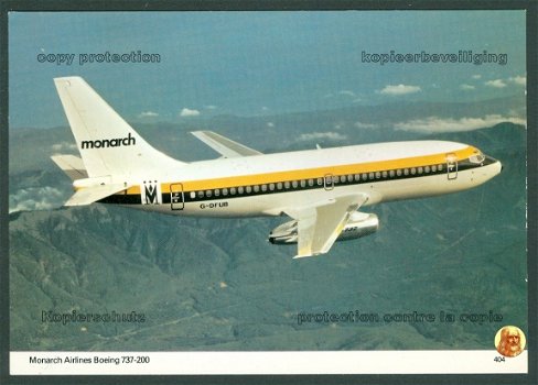 GROOT BRITTANNIE Monarch Airlines - Boeing 737-200 - 1