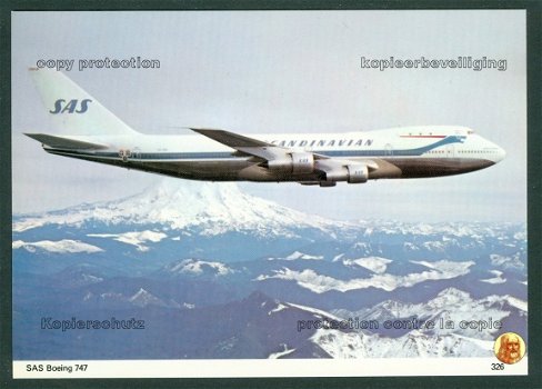 ZWEDEN SAS Scandinavian - Boeing 747 - 1
