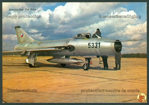 TSJECHO-SLOWAKIJE Sukhoi Su-7BM (Fitter), Tsjechische Luchtmacht 5331 van 20 SBoLP - 1