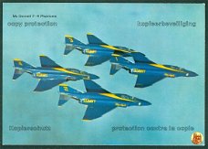 VERENIGDE STATEN Mc Donnell Douglas F-4J Phantom II, US NAVY Blue Angels-stuntteam in Diamond
