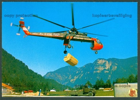 WEST-DUITSLAND Sikorsky S-64A Skycrane, Bundeswehr Heer D-9510 - 1