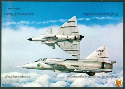 ZWEDEN Saab 37 Viggen, Flygvapnet - 1