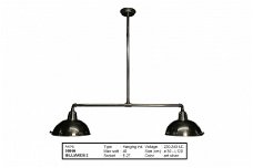 Billiards 2 hanglamp antiek zwart