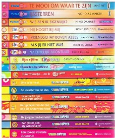 17 x tina topper - Tina toppers nrs. 2 - 88  v.a 1.-- per stuk