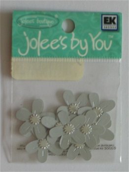 Jolee's by you small silver pansy - 1