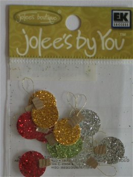 Jolee's by you small glitter ornaments - 1