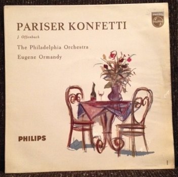 Offenbach, Pariser Konfetti Ballettszenen-Vinyl LP (10 '' / 25 cm) MINIGROOVE Philips S 06606 R - 1