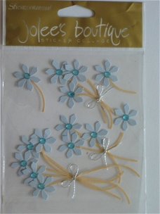 OPRUIMING: Jolee's boutique blue flowers
