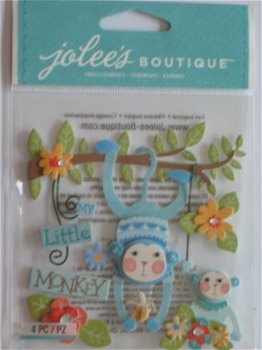 Jolee's boutique baby boy little monkey - 1