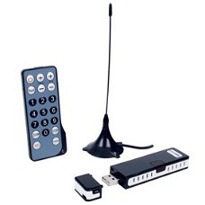 USB 2.0 free-to-air digitenne ontvanger voor lap-top of pc