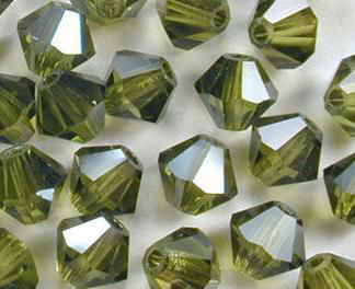 Swarovski 5301 Olivine Satin 3mm 10 Stuk LIMITED - 1