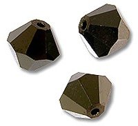 Swarovski 5301 Jet Nut 2x 3mm Per 10 Stuk - 2