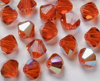 Swarovski 5301 Indian Red AB 3mm 10 Stuk LIMITED - 2