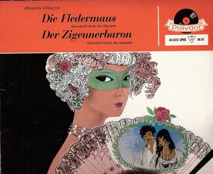 Der Zigeunerbaron & Die Fledermaus (Johann Strauss) - Operetten-Querschnitte 10 '' (25cm) vinyl LP - 1