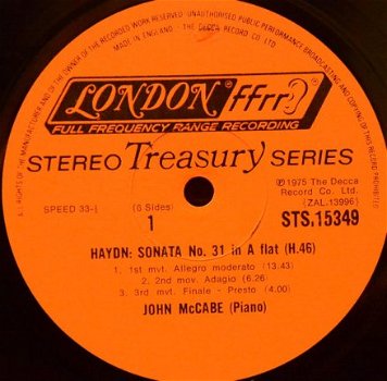 3-LPbox - HAYDN Piano Sonatas - John McCabe - 1