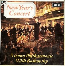 Vienna Philharmonic,Willi Boskovsky ‎– New Year´s Concert - STRAUSS NIEUWJAARSCONCERT-  vinyl LP