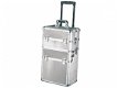 Beautycase, visagie locatie koffer, aluminium trolley - 1 - Thumbnail