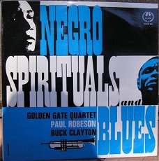 Golden Gate Quartet ,  Paul Robeson,  Buck Clayton   ‎– Negro Spirituals And Blues -  Vinyl LP
