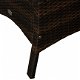 Loungeset 17-delig bruin-zwart met houten tafelblad incl. kussens - 5 - Thumbnail