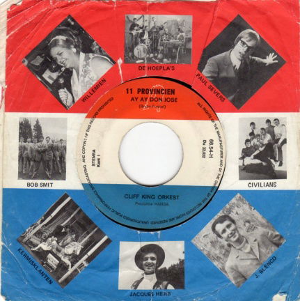 Cliff King Orkest : Ay Ay Don José (1970) - nr. 1